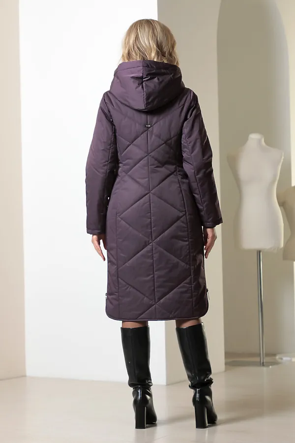 Пальто DIZZYWAY, т.фиолетовый - фото 2