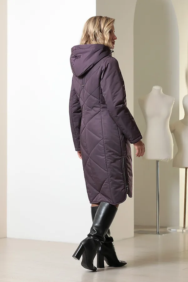 Пальто DIZZYWAY, т.фиолетовый - фото 2