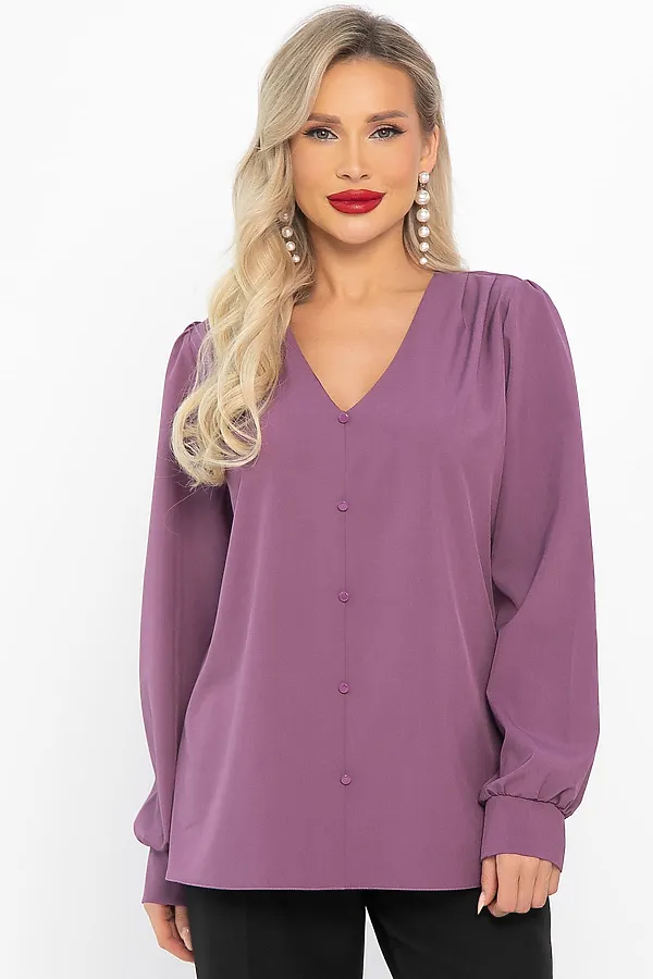 Блуза LADY TAIGA, лиловая - фото 2