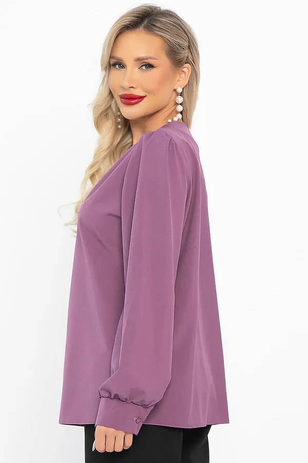 Блуза LADY TAIGA, лиловая - фото 2