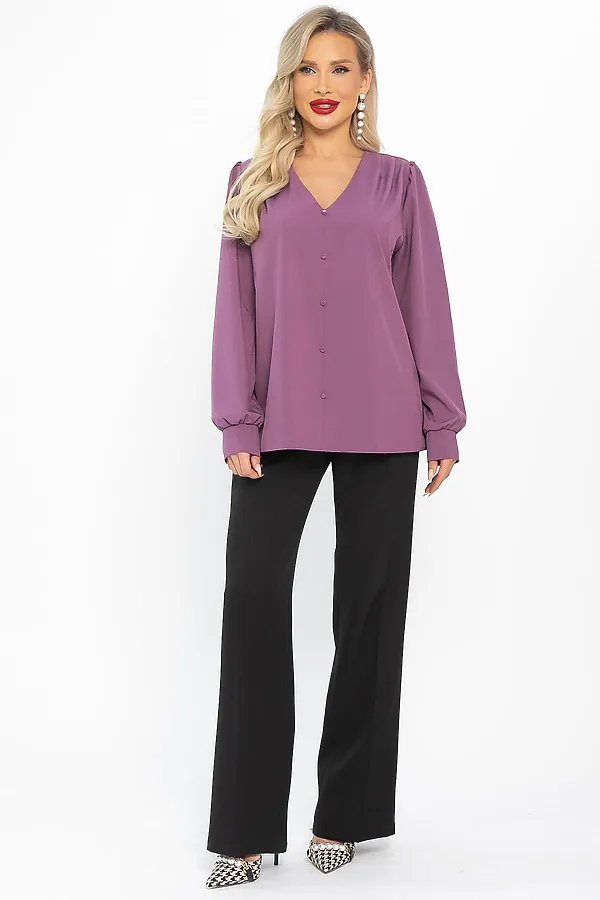 Блуза LADY TAIGA, лиловая - фото 2