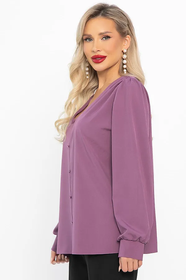 Блуза LADY TAIGA, лиловая - фото 2