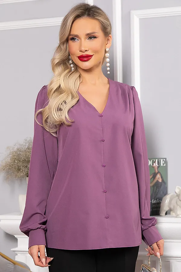 Блуза LADY TAIGA, лиловая - фото 2