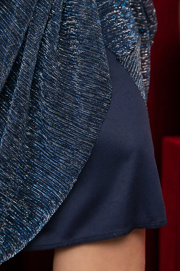 Платье LADY TAIGA, сине-серебряное - фото 2