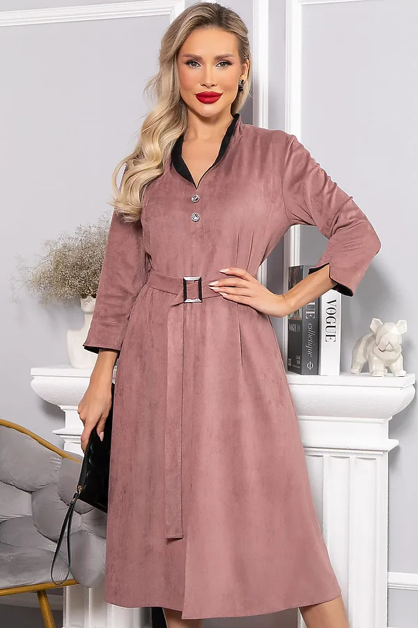 Платье LADY TAIGA, пыльная роза - фото 2