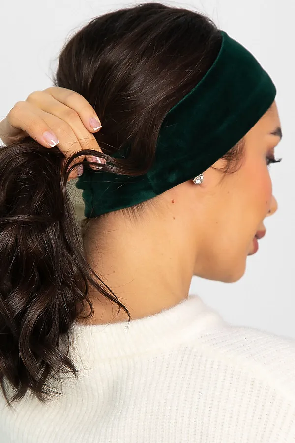 Повязка на голову LADY TAIGA, зеленая - фото 2