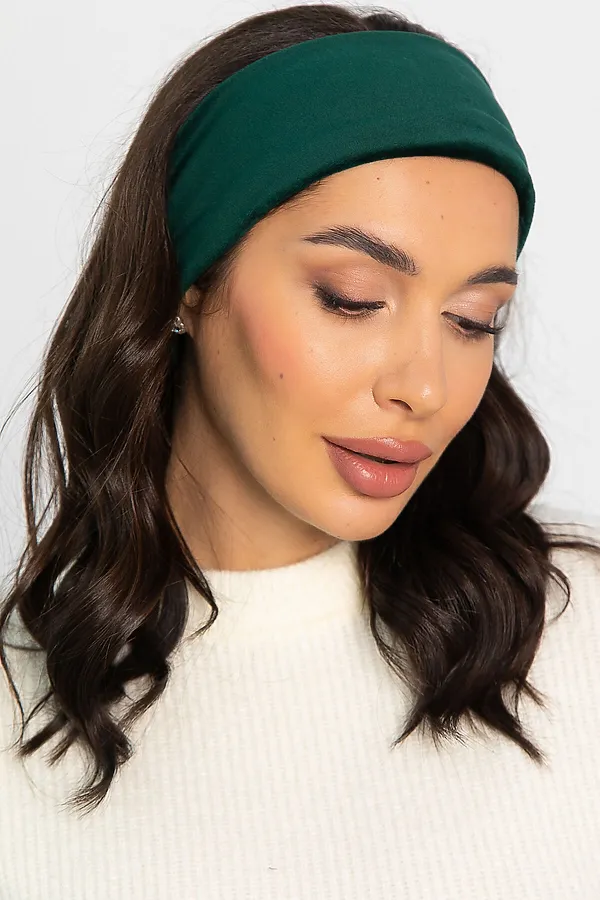 Повязка на голову LADY TAIGA, зеленая - фото 2