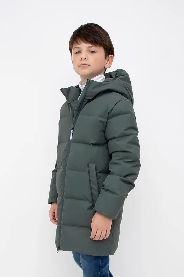 Пальто CROCKID, серо-зеленый - фото 2