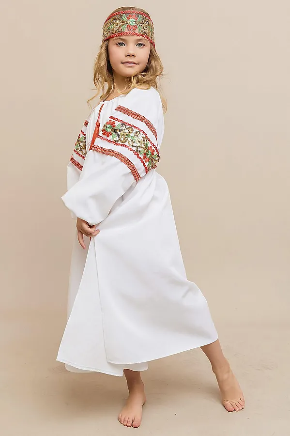 Костюм Купава платье-рубашка детская BATIK, мультиколор - фото 2