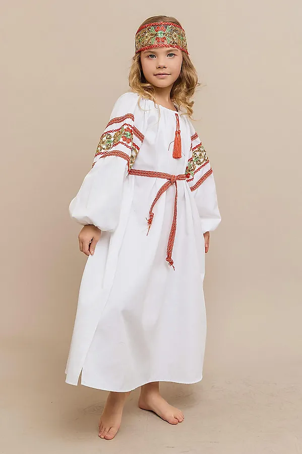 Костюм Купава платье-рубашка детская BATIK, мультиколор - фото 2