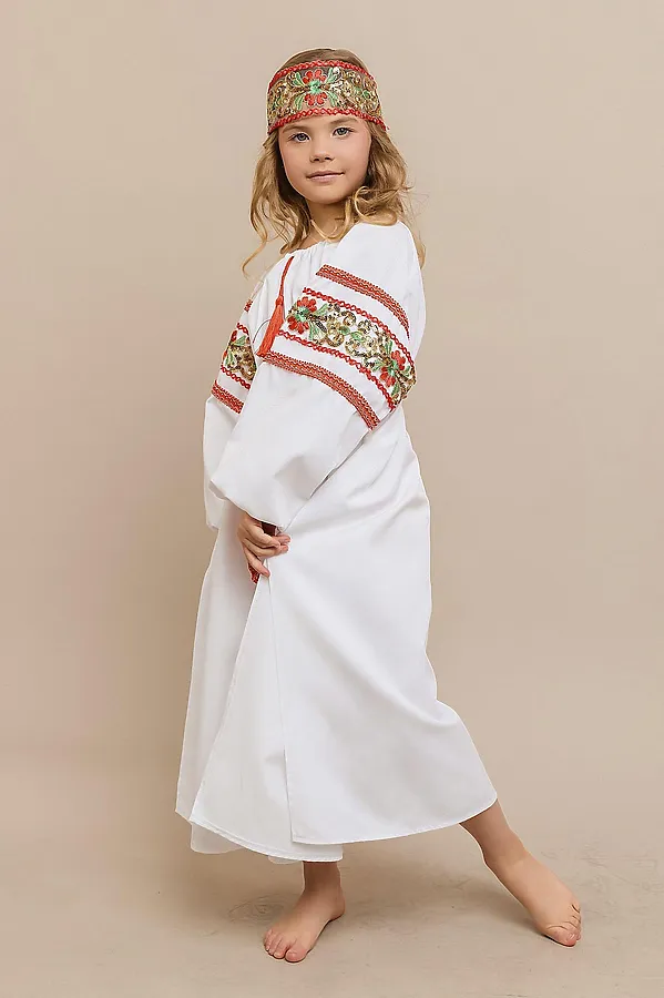 Костюм Купава платье-рубашка детская BATIK, мультиколор - фото 2