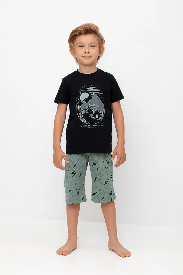Пижама CROCKID, черный,быстрее ветра - фото 2