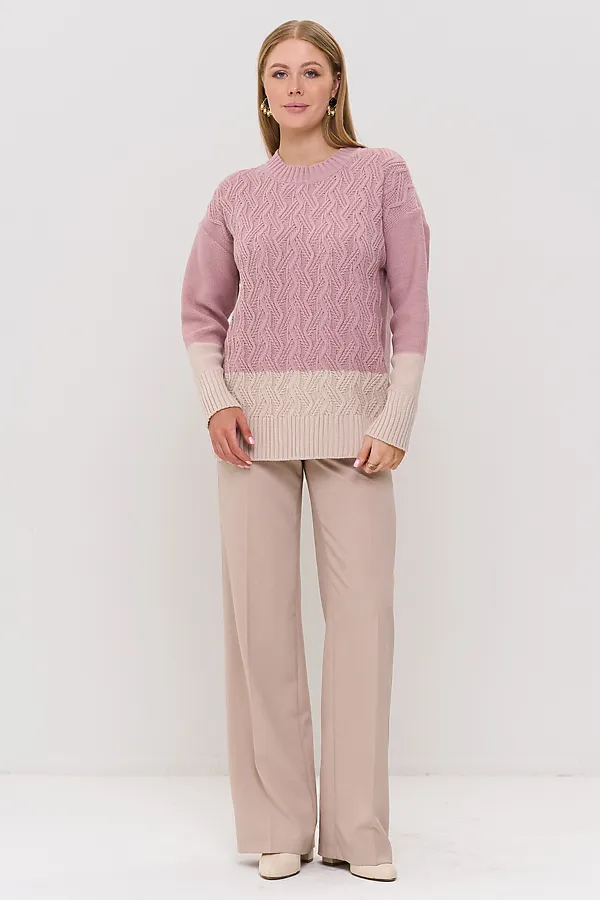 Джемпер VAY, розовый пунш/ваниль - фото 2