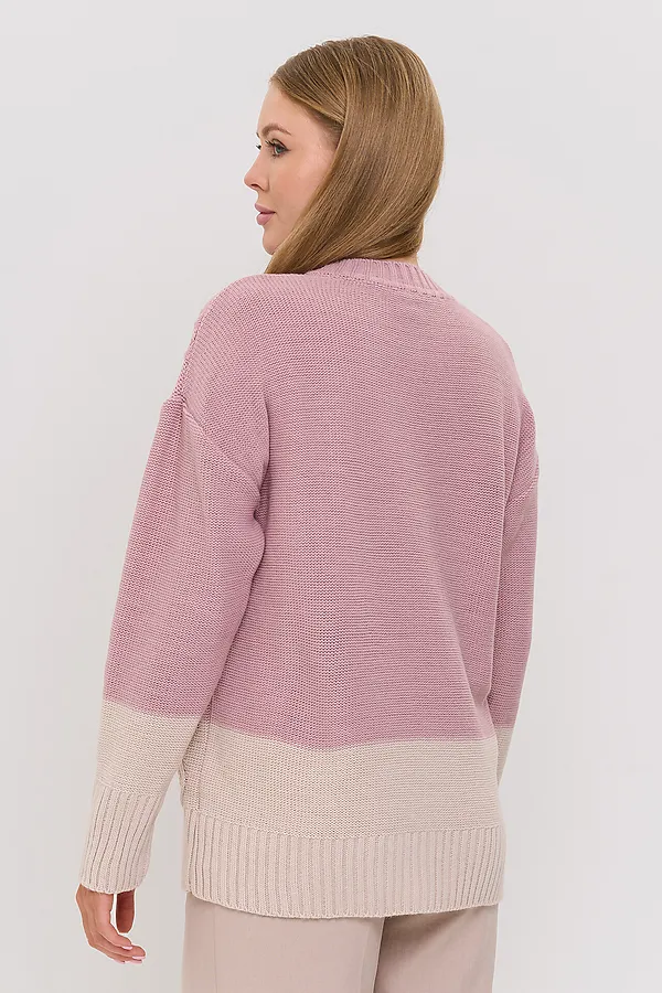 Джемпер VAY, розовый пунш/ваниль - фото 2