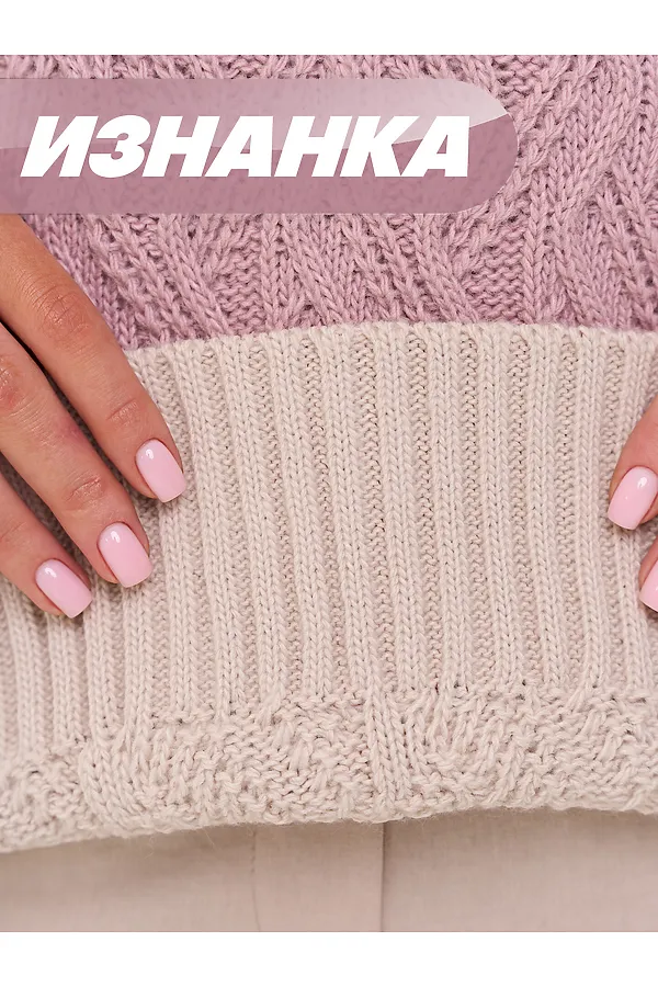 Джемпер VAY, розовый пунш/ваниль - фото 2