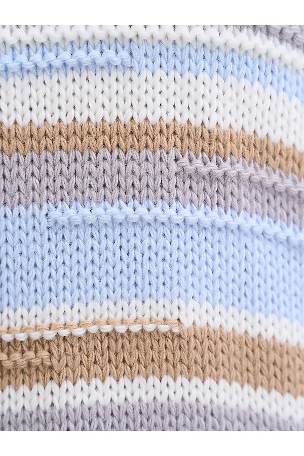 Свитер NEWVAY, туман/латте/белый/голубой - фото 2