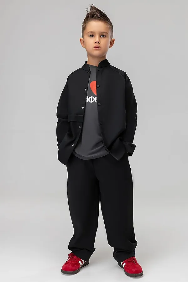 Костюм (Рубашка+Брюки) BODO, черный - фото 2