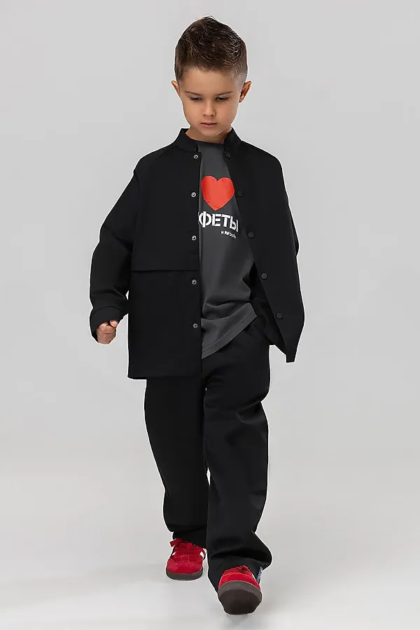 Костюм (Рубашка+Брюки) BODO, черный - фото 2