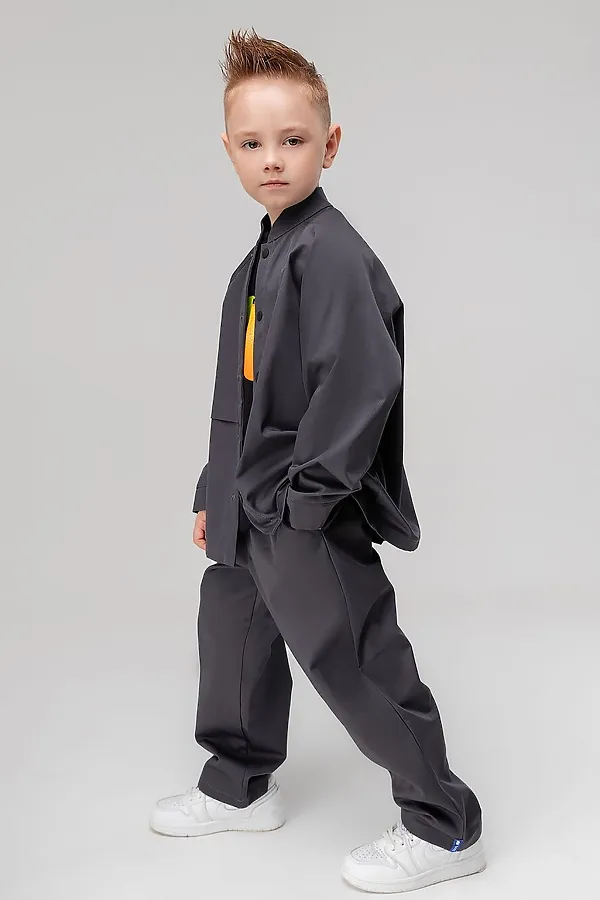 Костюм (Рубашка+Брюки) BODO, серый - фото 2