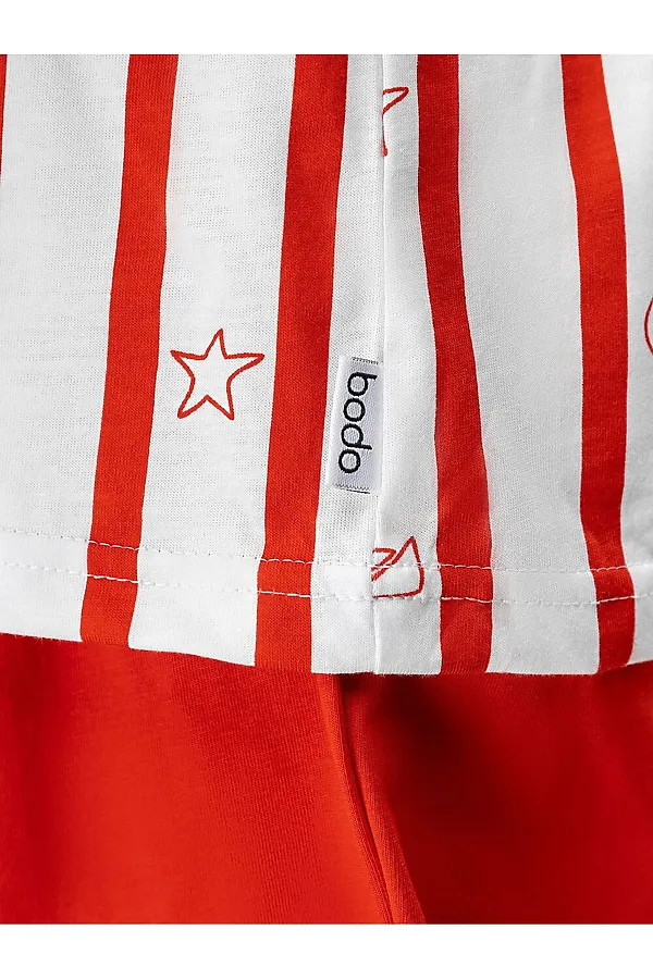 Костюм (Джемпер+Брюки) BODO-S, белый (красный) - фото 2