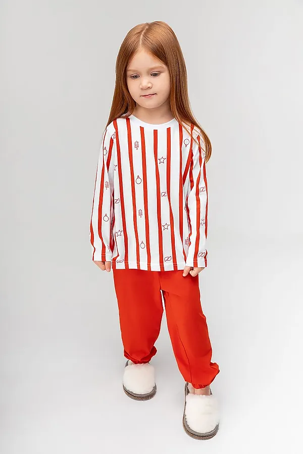 Костюм (Джемпер+Брюки) BODO-S, белый (красный) - фото 2