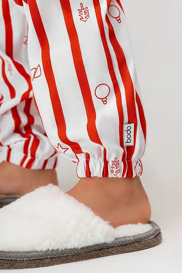 Костюм (Футболка+Брюки) BODO-S, белый (красный) - фото 2