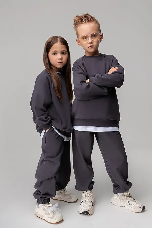 Костюм (Джемпер+Брюки) BODO, серый - фото 2