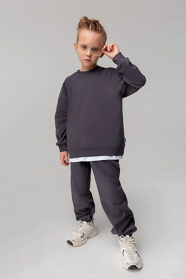 Костюм (Джемпер+Брюки) BODO, серый - фото 2