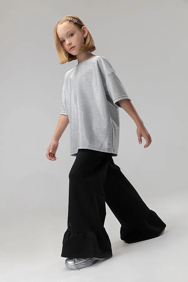 Костюм (Футболка+Брюки) BODO, черный (серый) - фото 2