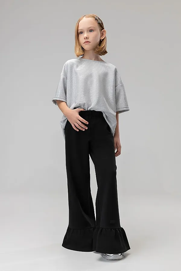 Костюм (Футболка+Брюки) BODO, черный (серый) - фото 2