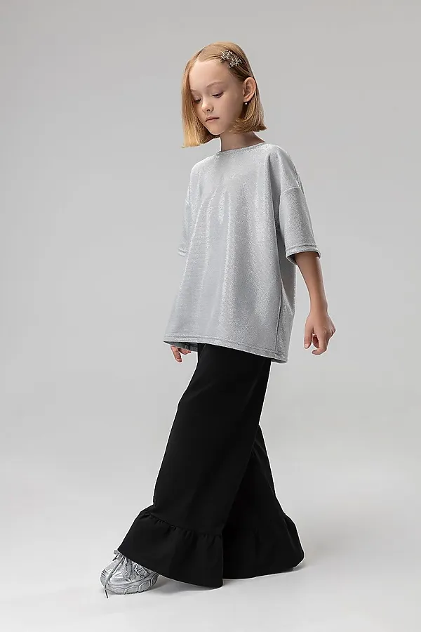 Костюм (Футболка+Брюки) BODO, черный (серый) - фото 2