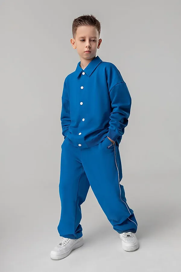 Костюм (Рубашка+Брюки) BODO, синий - фото 2