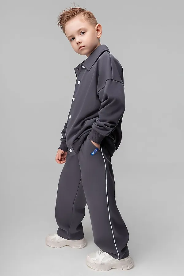 Костюм (Рубашка+Брюки) BODO, серый - фото 2