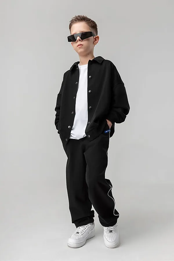 Костюм (Рубашка+Брюки) BODO, черный - фото 2