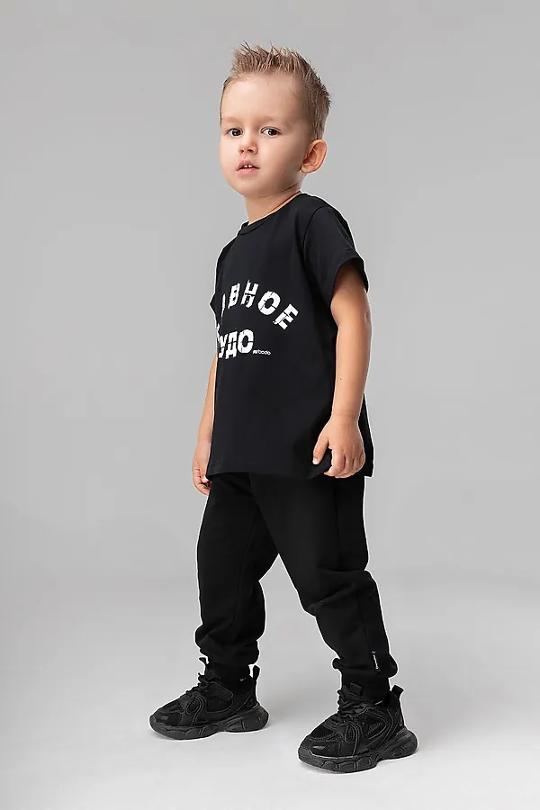 Костюм (Футболка+Брюки) BODO, черный - фото 2