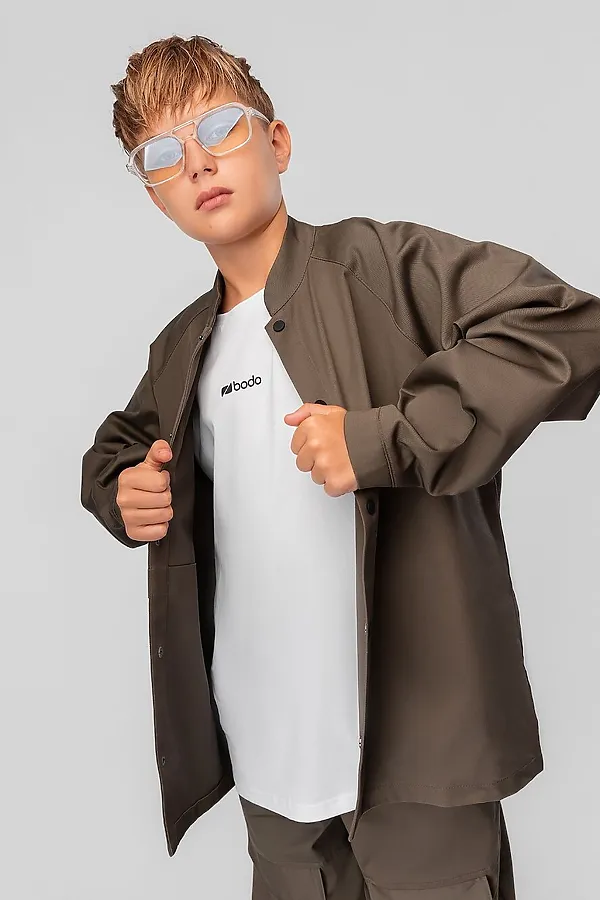 Костюм (Рубашка+Брюки) BODO, хаки - фото 2