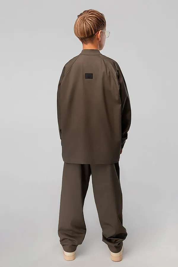 Костюм (Рубашка+Брюки) BODO, хаки - фото 2