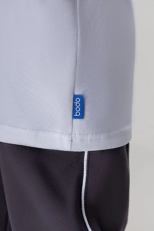 Лонгслив BODO, белый (синий) - фото 2
