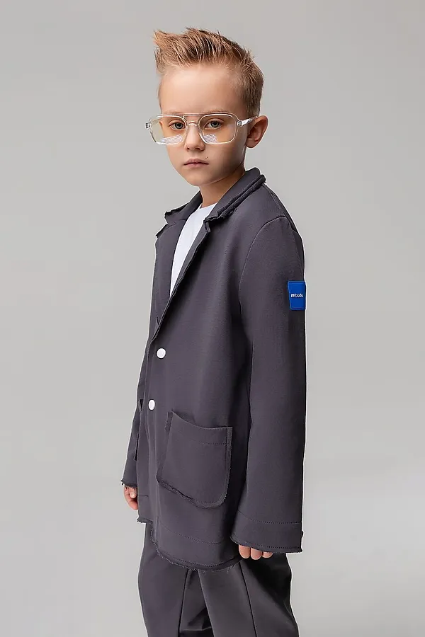 Пиджак BODO, серый - фото 2