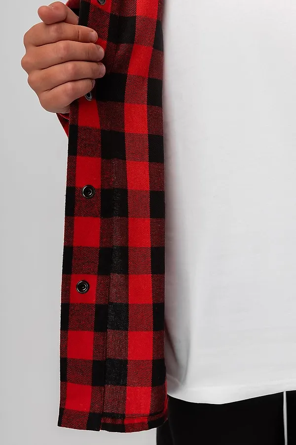 Рубашка BODO, черный (красный) - фото 2