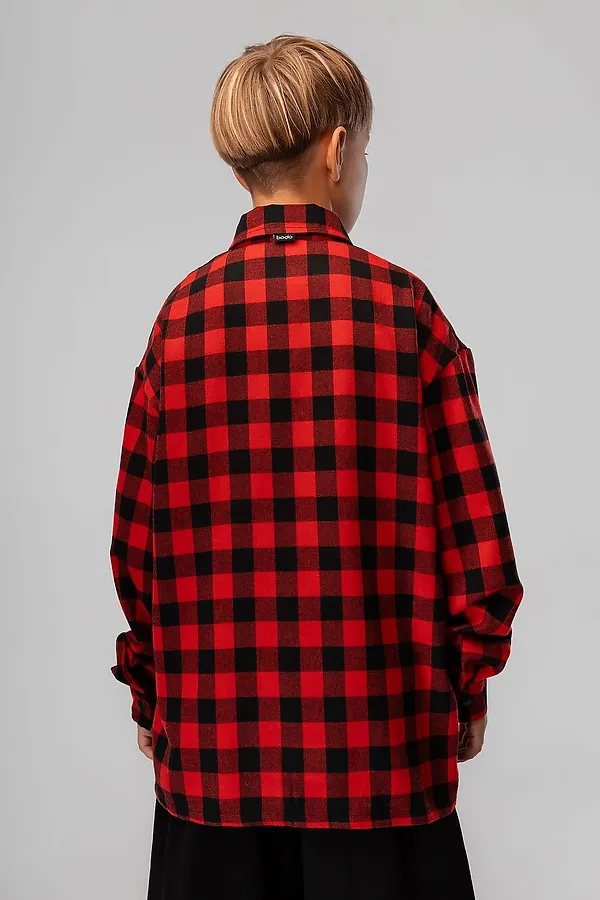 Рубашка BODO, черный (красный) - фото 2