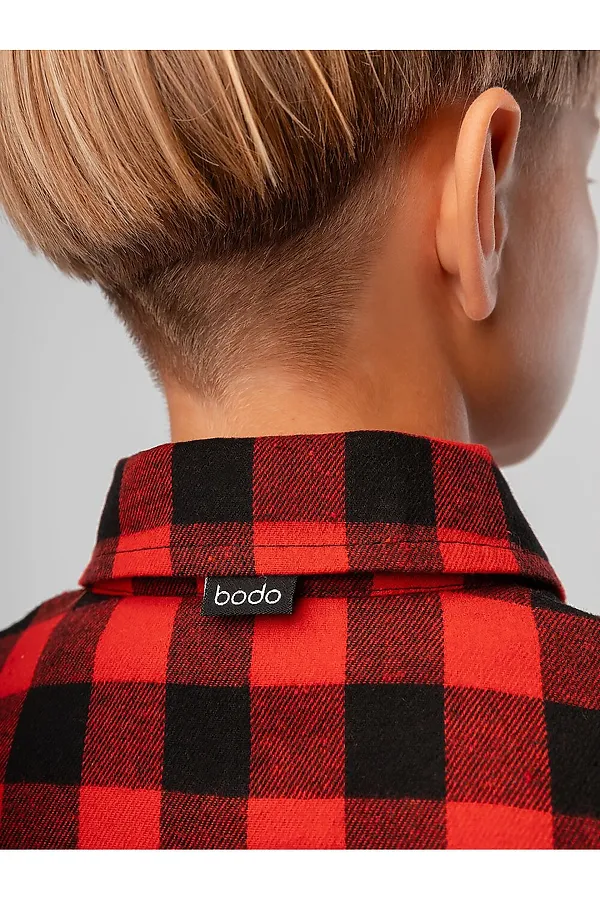 Рубашка BODO, черный (красный) - фото 2