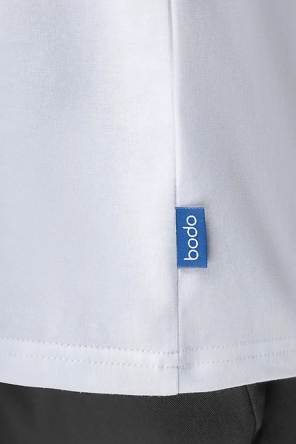Футболка BODO-S, белый (синий) - фото 2