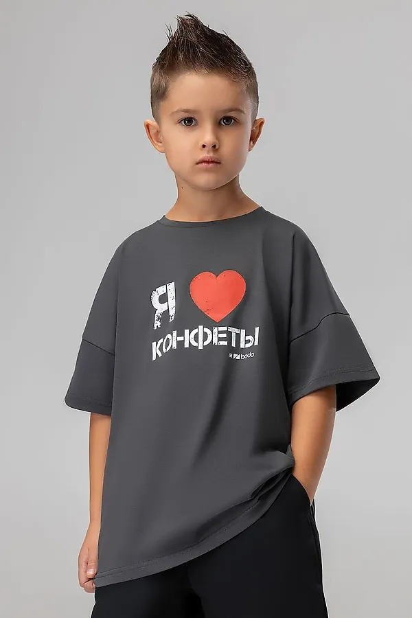 Футболка BODO-S, серый - фото 2