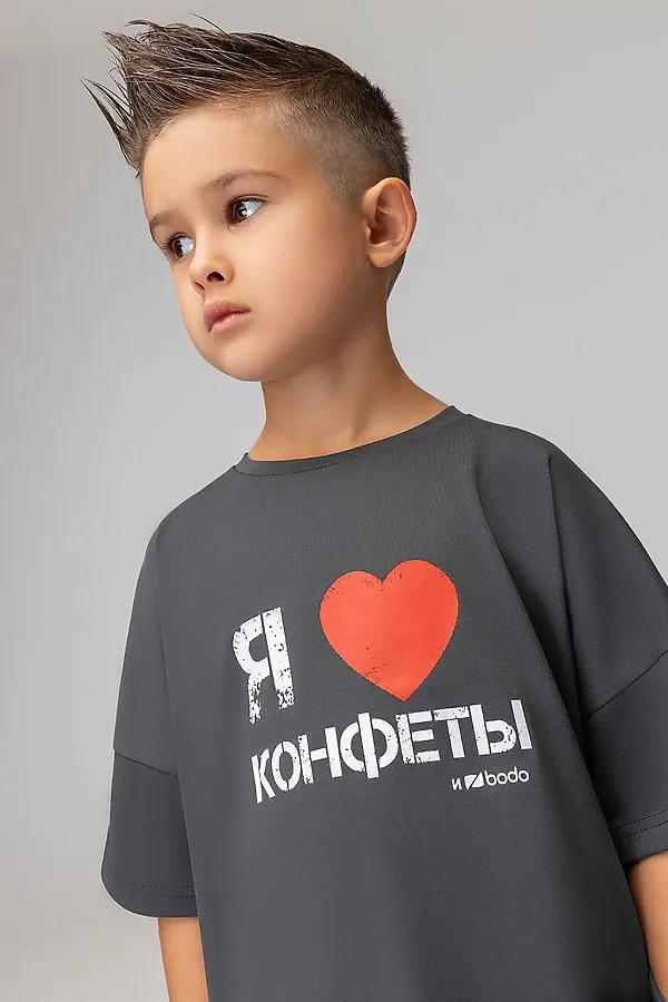 Футболка BODO-S, серый - фото 2