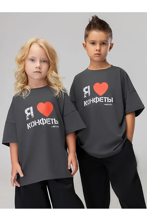 Футболка BODO-S, серый - фото 2