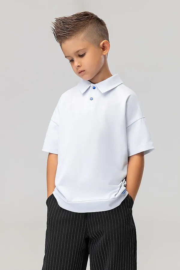 Футболка-поло BODO, белый - фото 2