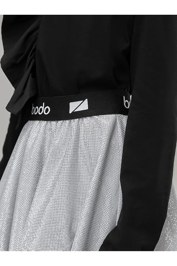 Юбка BODO, серый - фото 2
