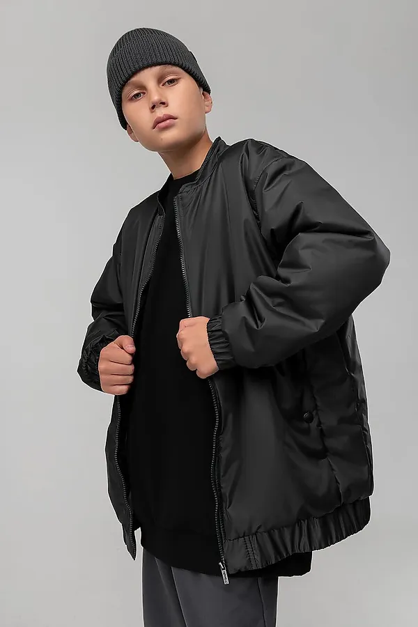 Бомбер BODO, темно-серый - фото 2