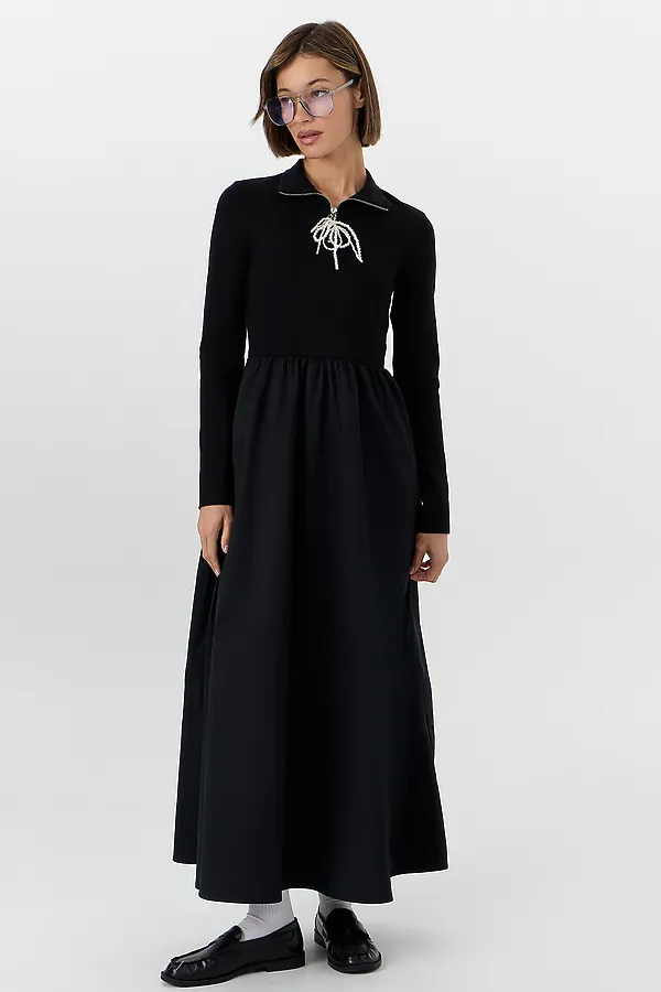 Платье MARK FORMELLE, черный - фото 2